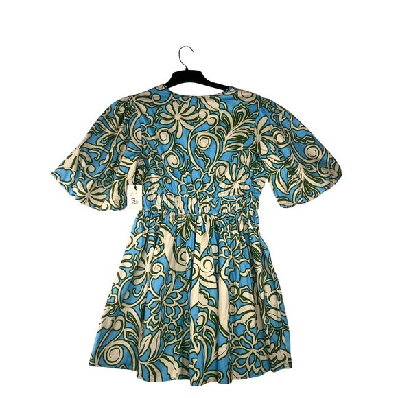 Sincerely Jules Womens Floral Print Mini Dress Large - Picture 5 of 11